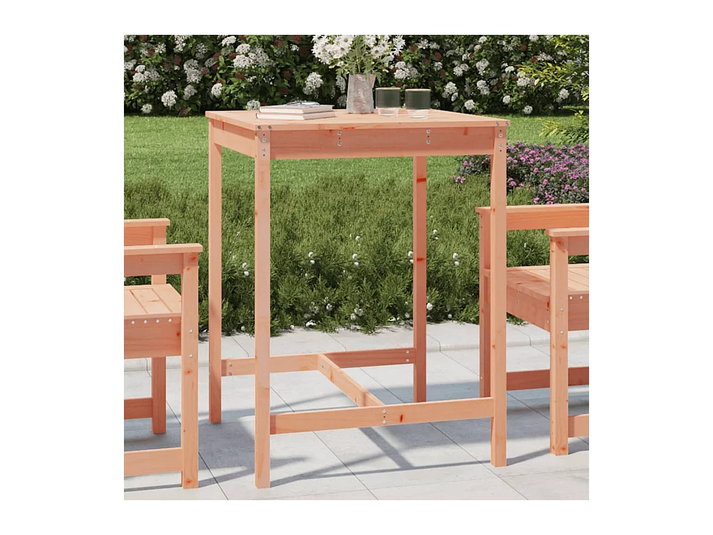 Table de jardin 82,5x82,5x110 cm bois massif de douglas