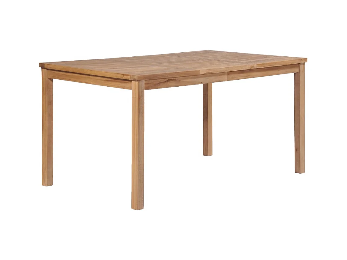 Table de jardin 150x90x77 cm Bois de teck solide