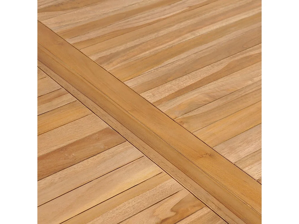 Tuintafel 150x90x77 cm massief teakhout