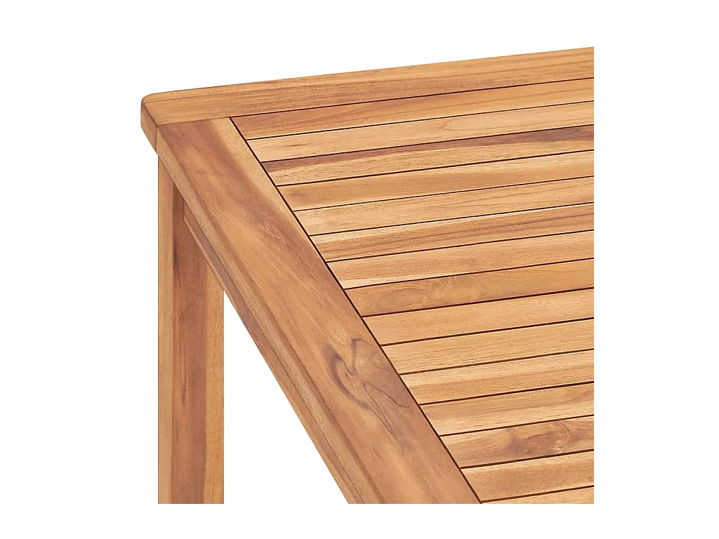 Table à dîner de jardin 180x90x77 cm Bois de teck solide