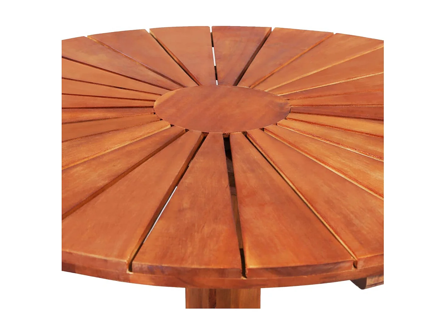 Table de bistro 70x70 cm Bois d'acacia massif