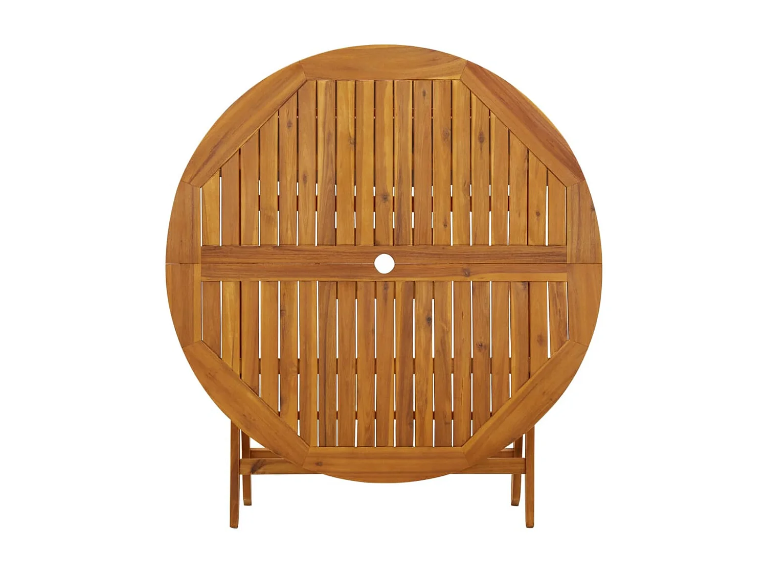 Table pliable de jardin 110 cm Bois d'acacia massif