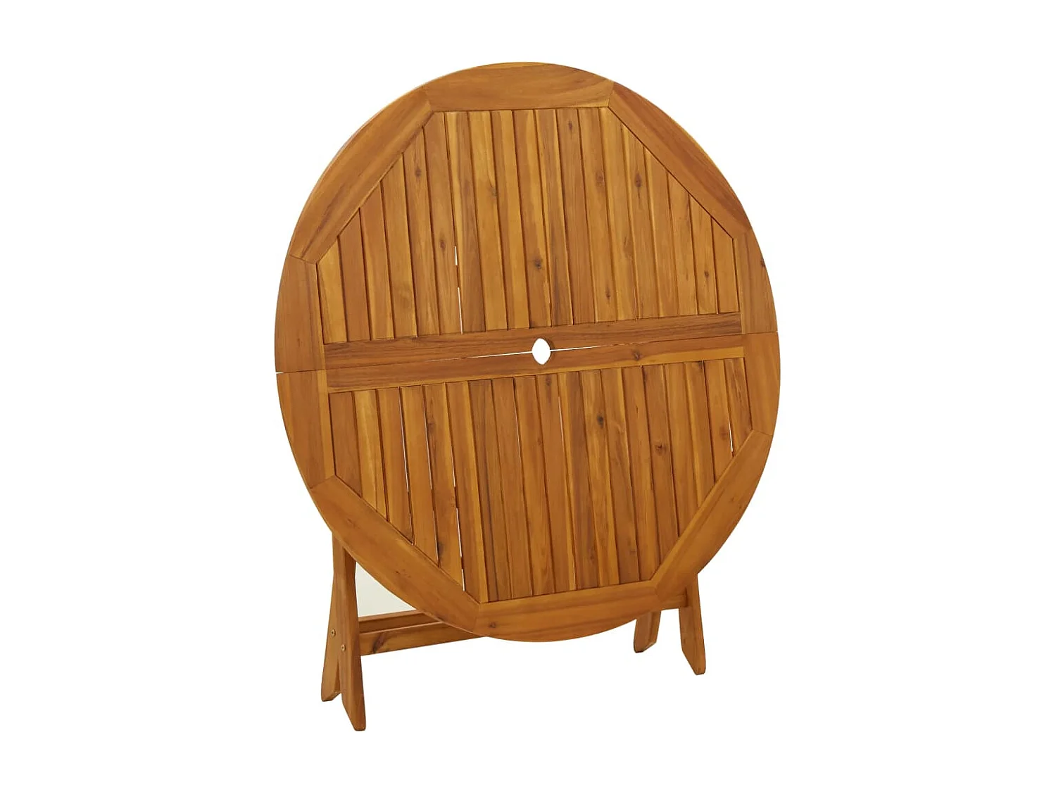 Table pliable de jardin 110 cm Bois d'acacia massif