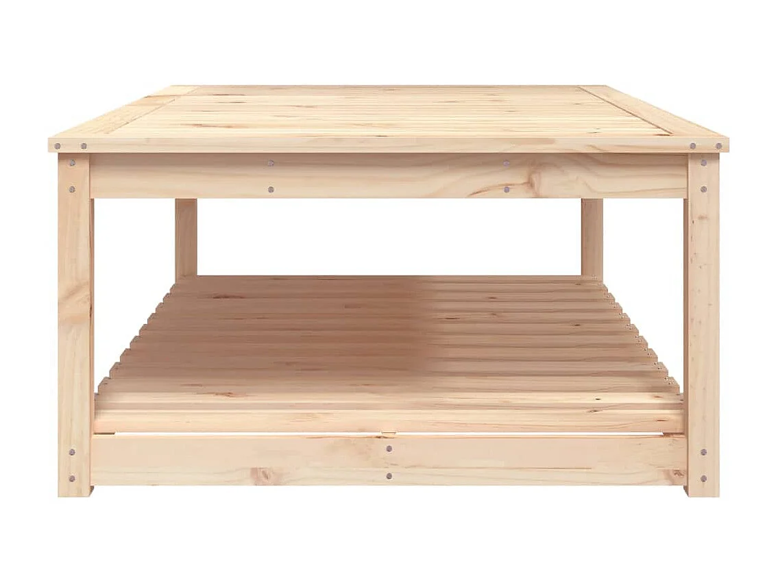 Mesa de jardim 121x82,5x45 cm madeira de pinho maciça