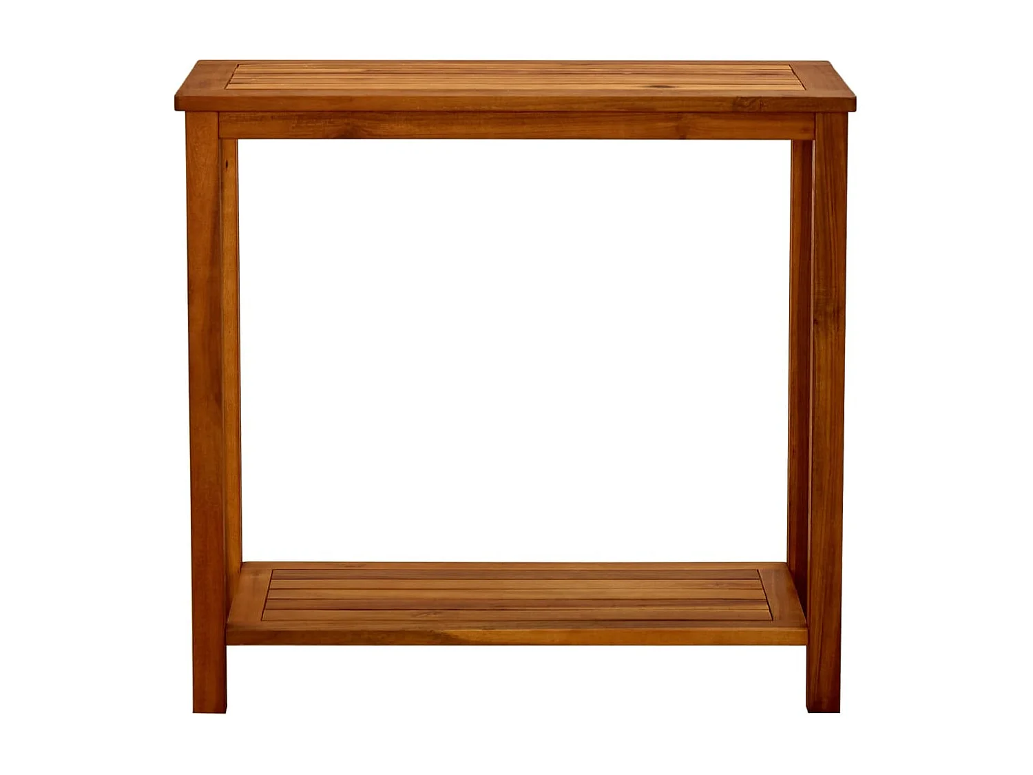 Mesa consola para jardim 80x35x75 cm madeira de acácia maciça