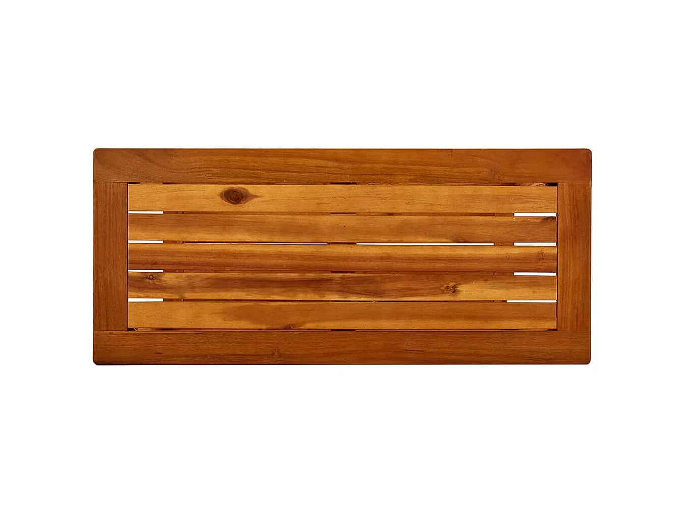 Mesa consola para jardim 80x35x75 cm madeira de acácia maciça