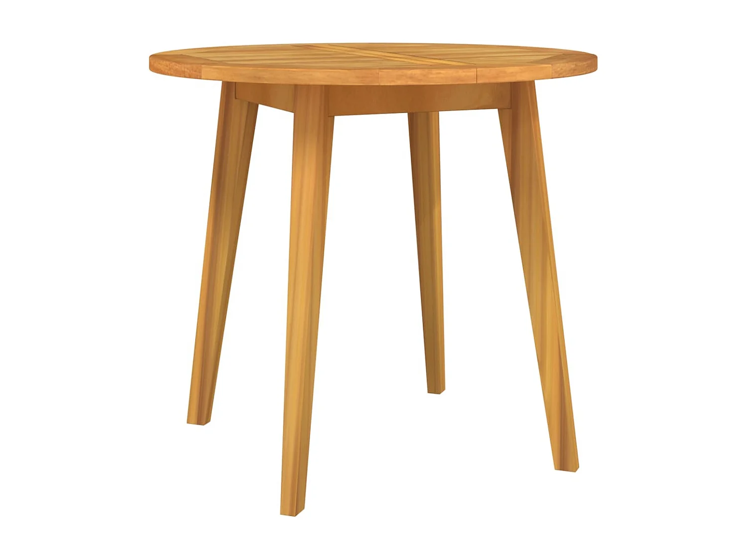 Mesa de jardim Ø85x75 cm madeira de acácia maciça