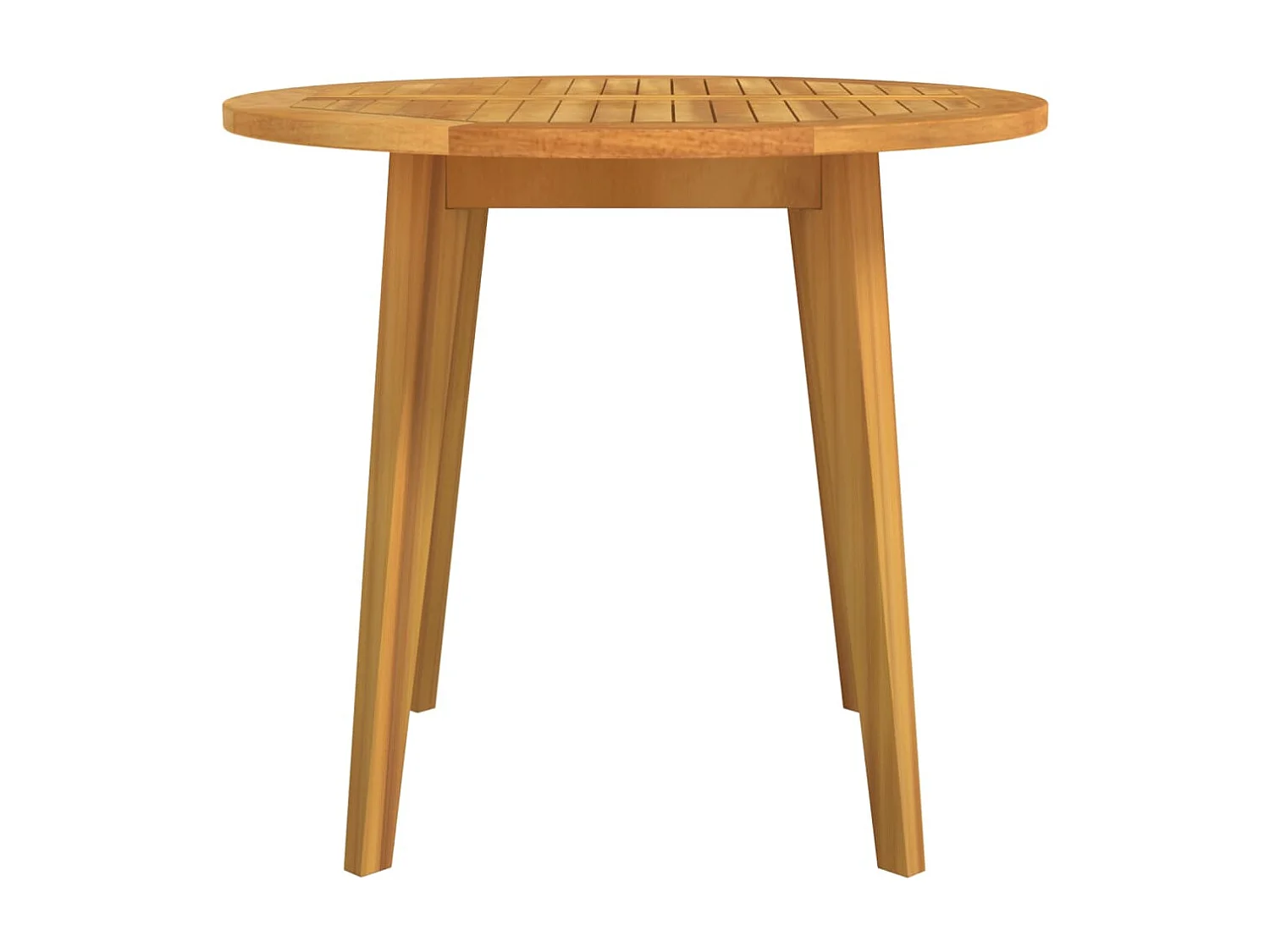 Mesa de jardim Ø85x75 cm madeira de acácia maciça