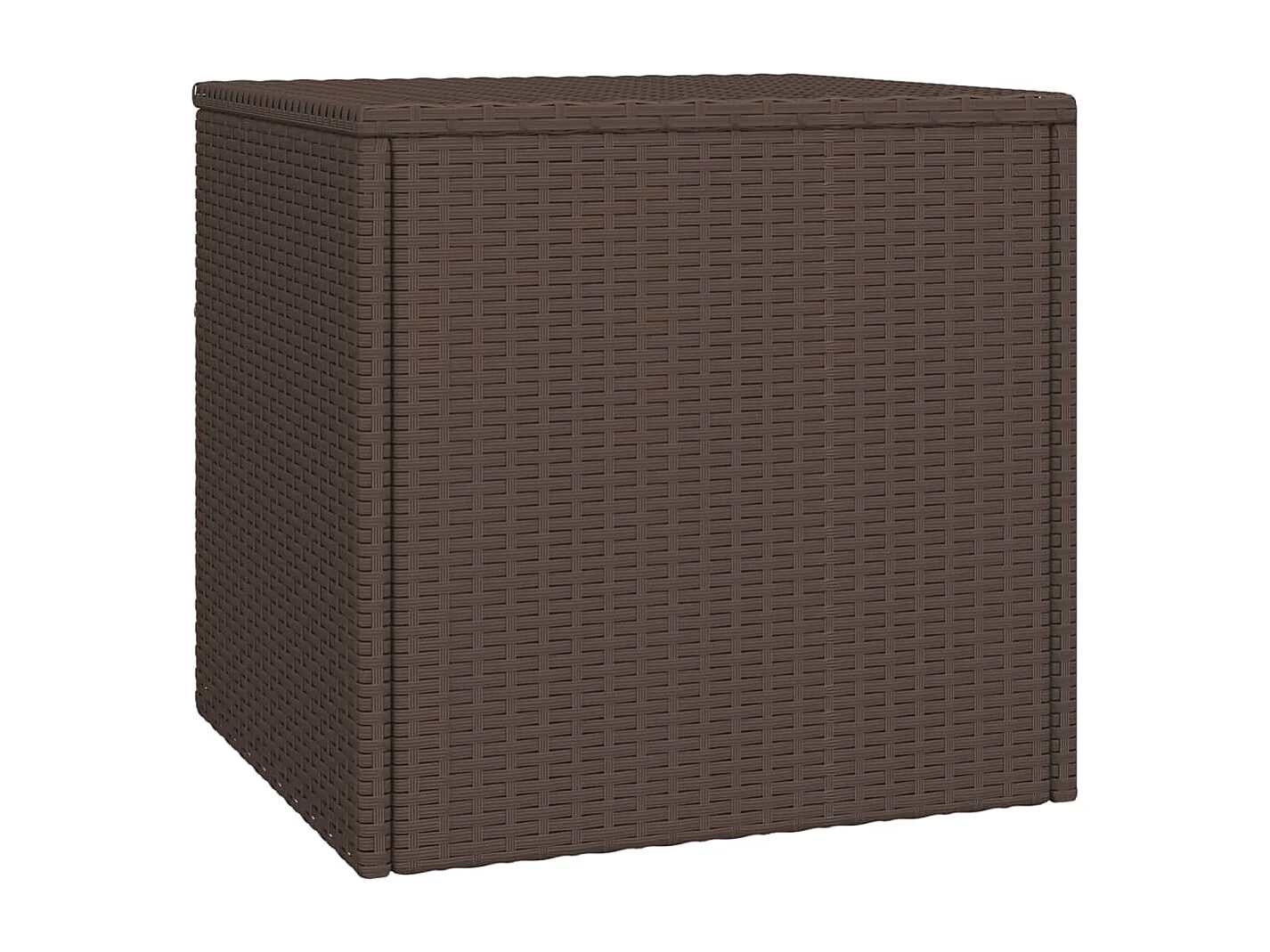 Garten-Beistelltische 3 Stk. Braun Poly Rattan