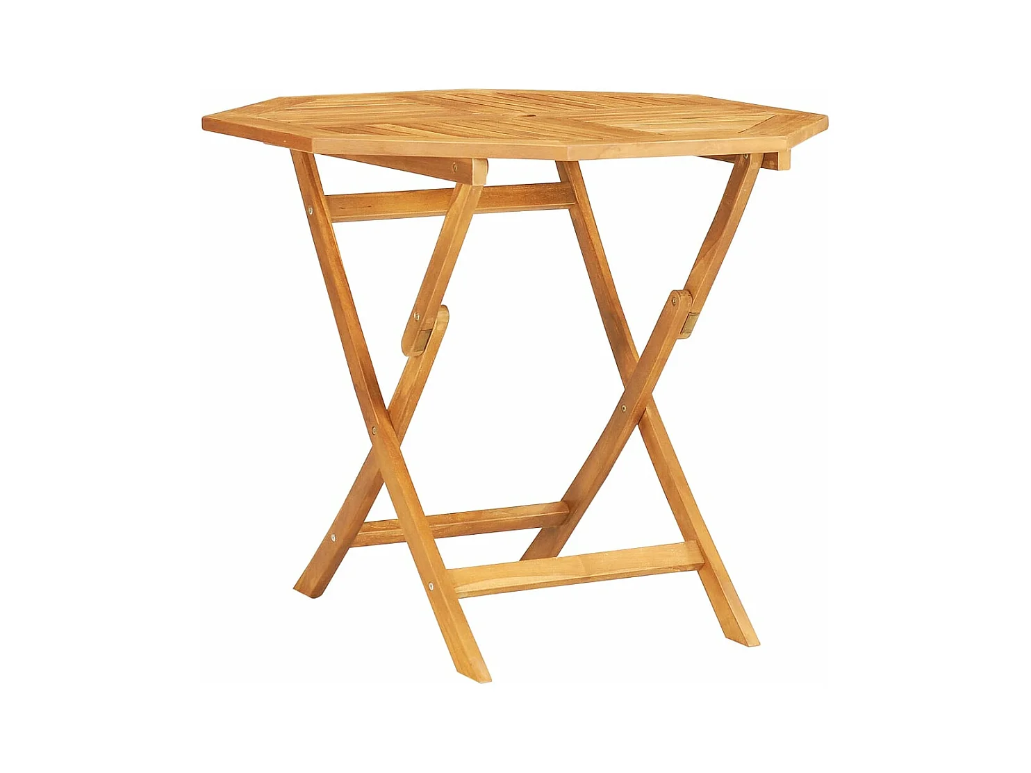 Table pliable de jardin 85x85x76 cm Bois de teck solide