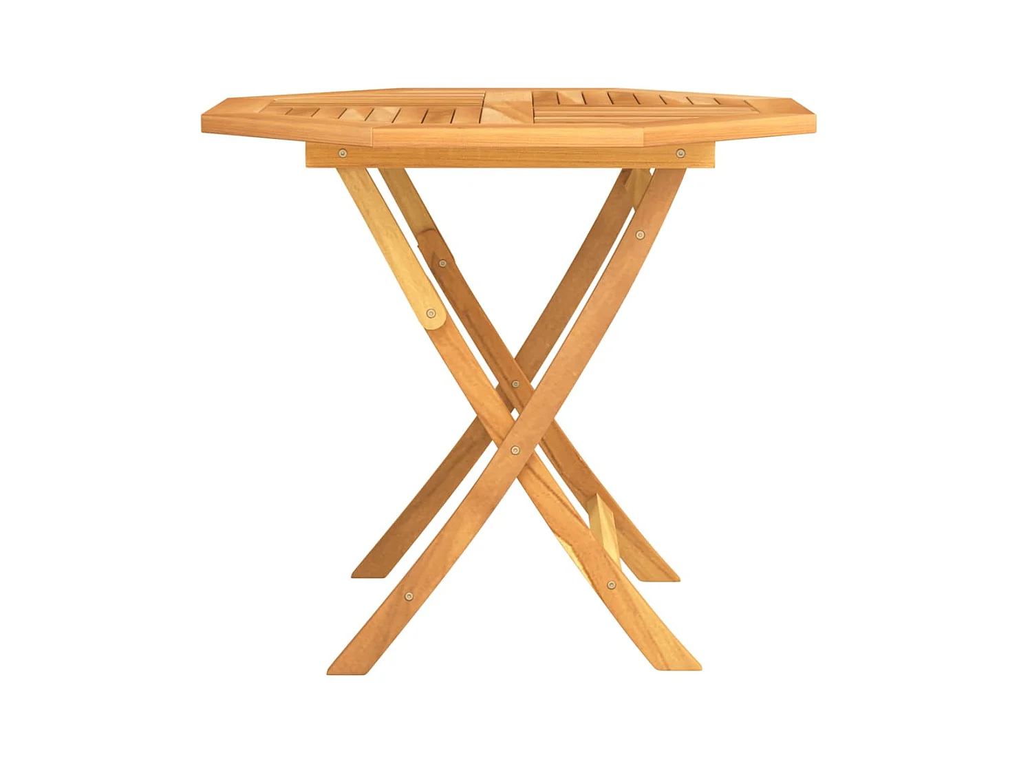 Table pliable de jardin 85x85x76 cm Bois de teck solide
