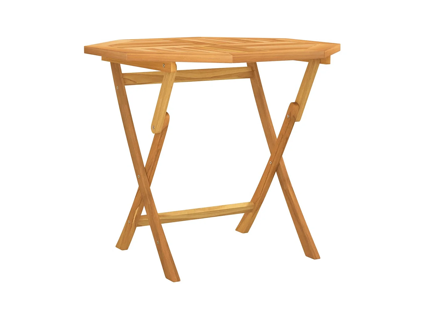 Table pliable de jardin 85x85x76 cm Bois de teck solide