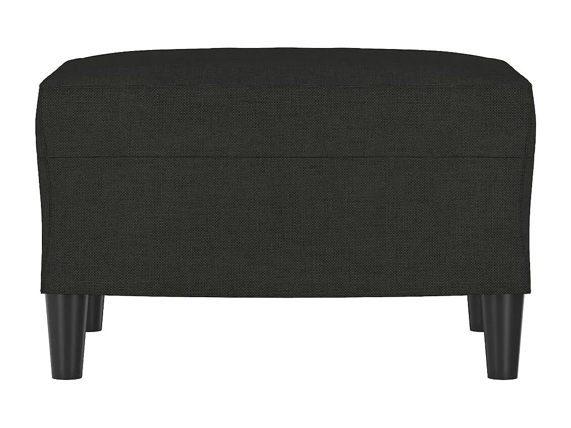 Fußhocker Schwarz 60x50x41 cm Stoff