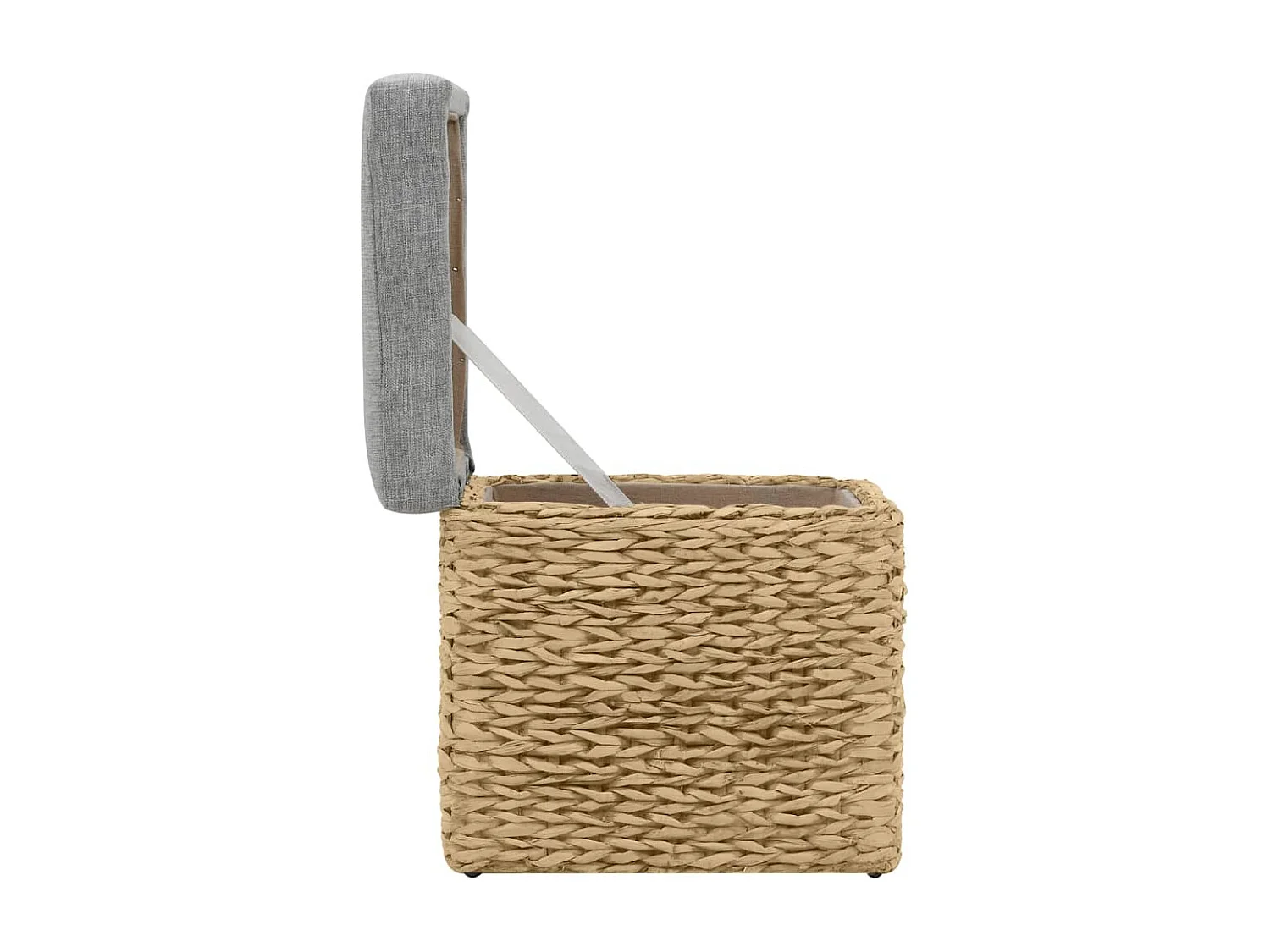 Set di 2 poggiapiedi Giacinto d'acqua Grigio