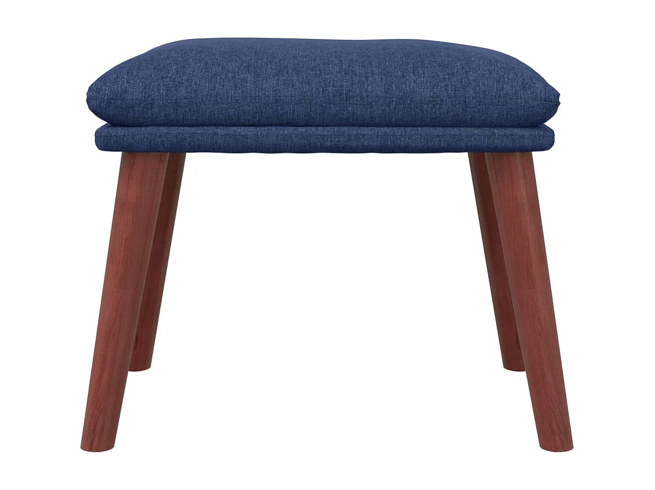 Reposapiés azul 45x29,5x35 cm Tela