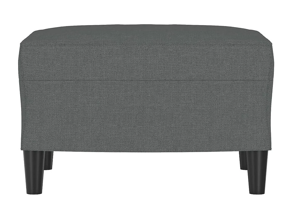 Fußhocker Dunkelgrau 60x50x41 cm Stoff