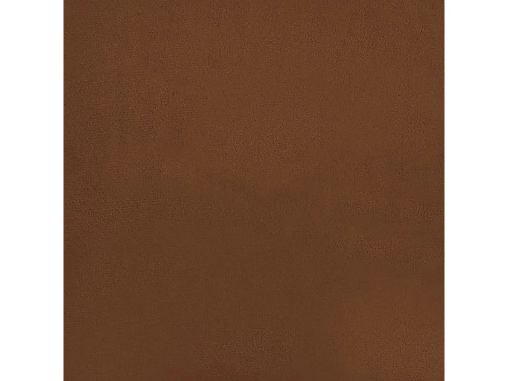 Repousa-pés marrom 60x60x35 cm Tecido microfibra