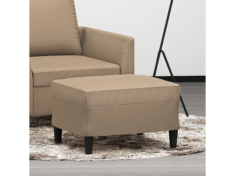 Repose-pied Cappuccino 60x50x41 cm Similicuir