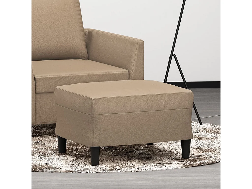Repose-pied Cappuccino 60x50x41 cm Similicuir