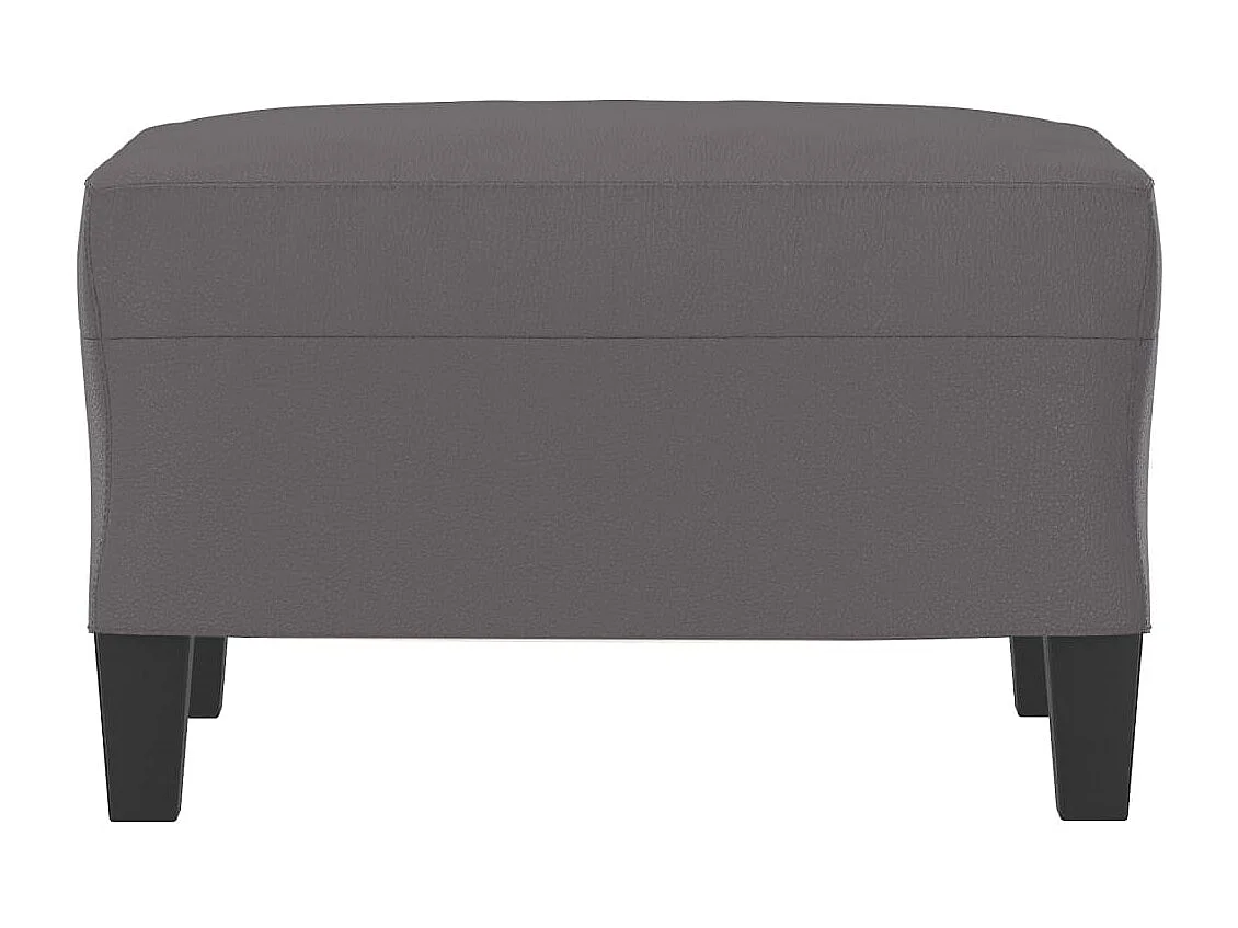 Repose-pied Gris 60x50x41 cm Similicuir