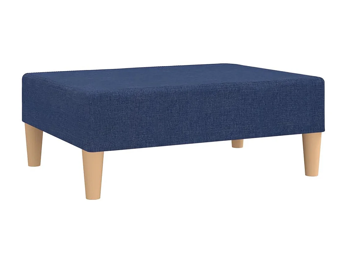 Repousa-pés Azul 78x56x32 cm Tecido