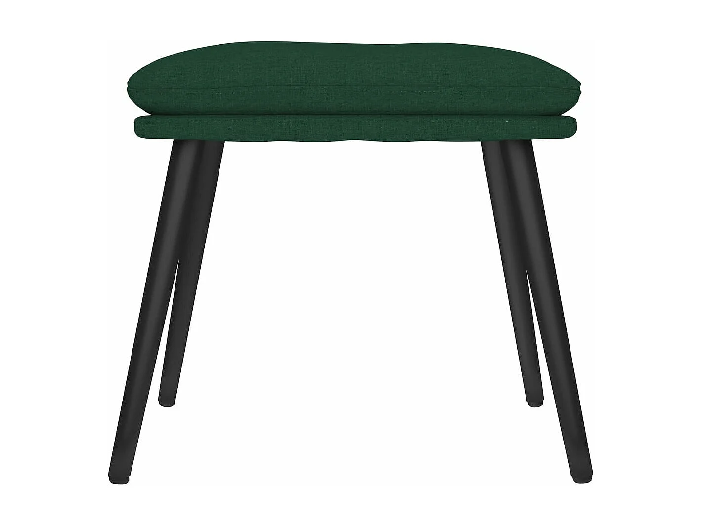 Repose-pied Vert foncé 45x29,5x35 cm Tissu