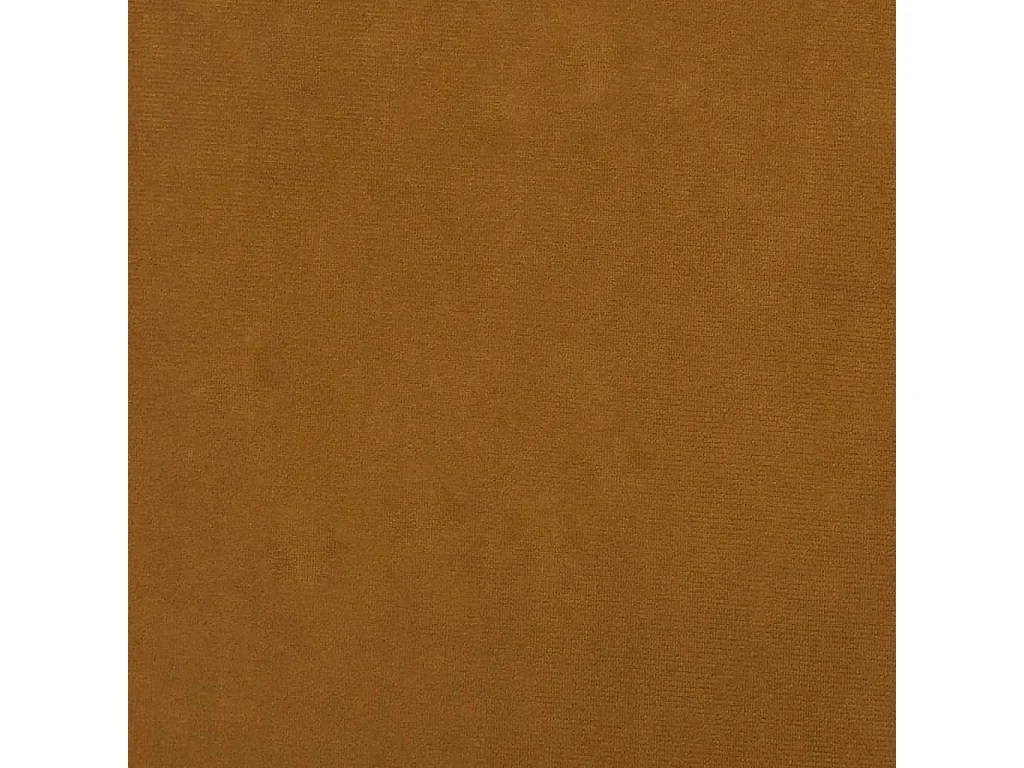 Bruine voetenbank 60x60x36 cm Fluweel