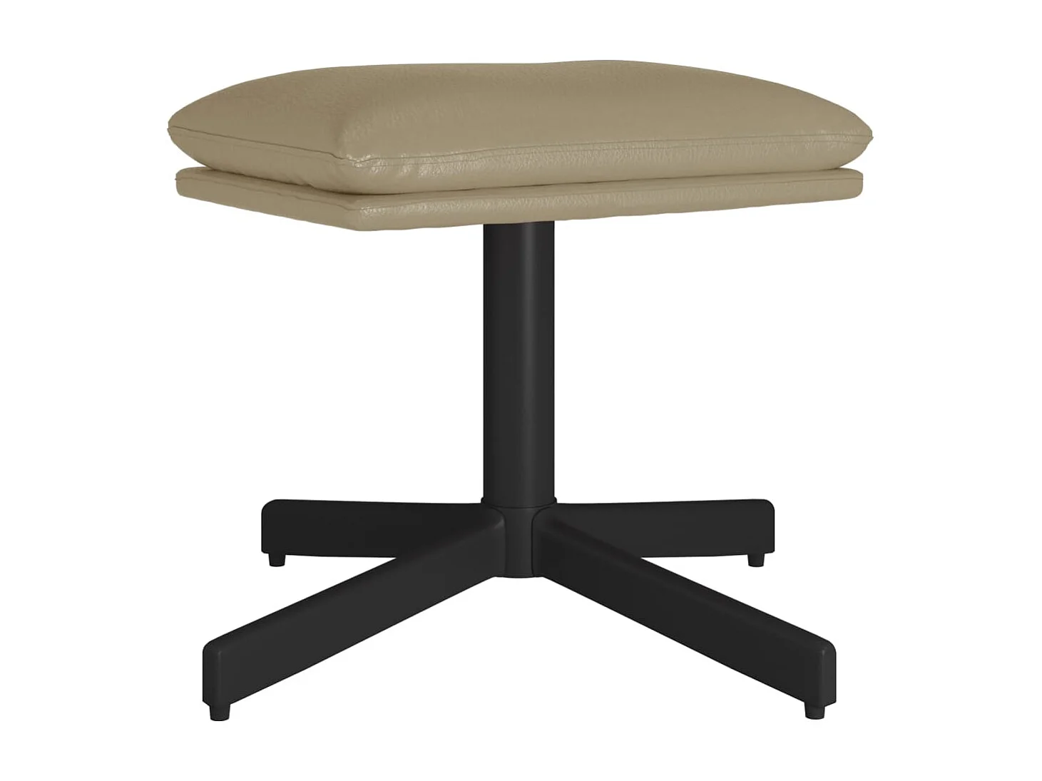 Repose-pied Cappuccino 60x60x36 cm Similicuir