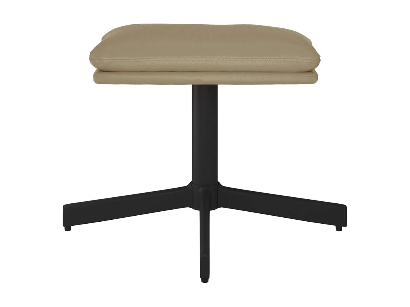 Repose-pied Cappuccino 60x60x36 cm Similicuir