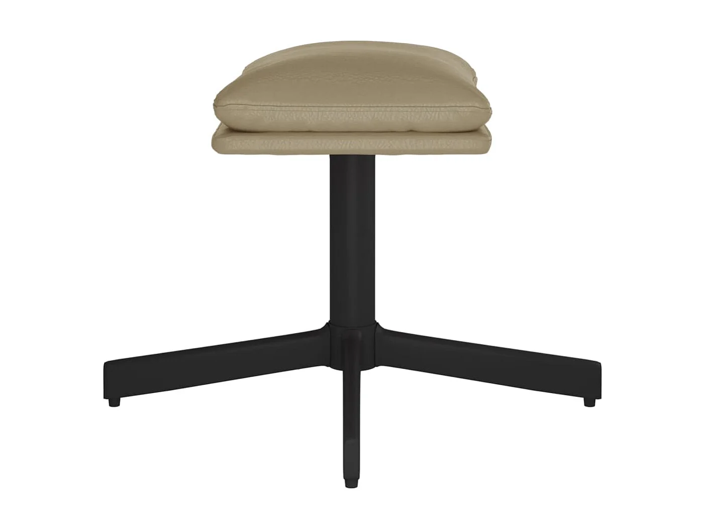 Repose-pied Cappuccino 60x60x36 cm Similicuir