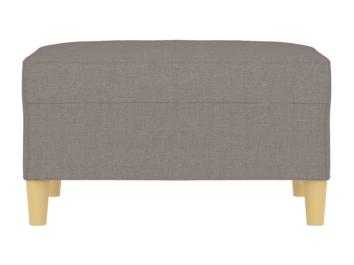 Repose-pied Taupe 70x55x41 cm Tissu