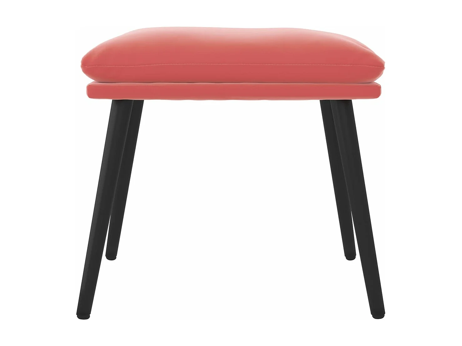 Repose-pied Rose 45x29,5x35 cm Velours