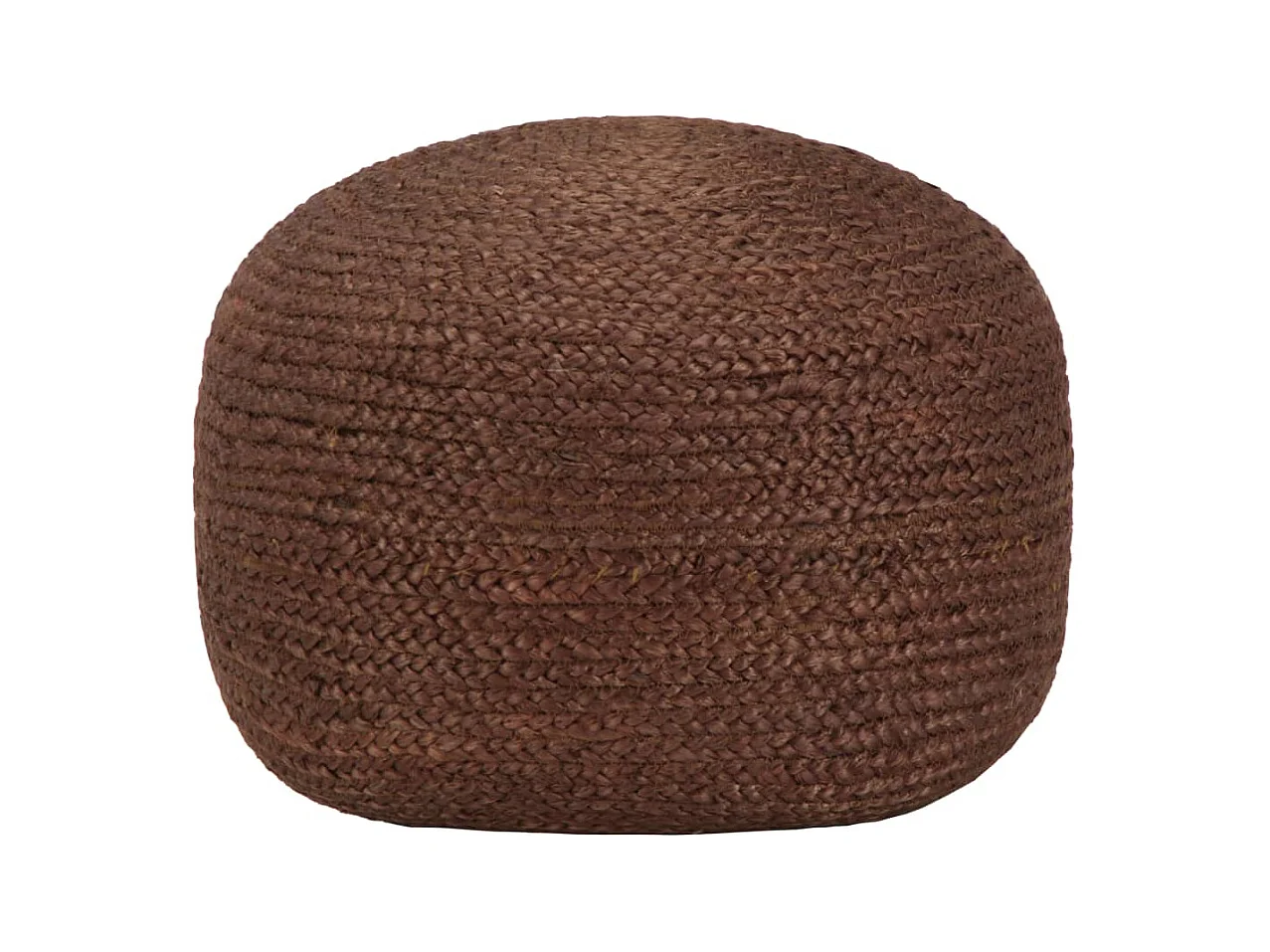 Pouf fait à la main Marron 40 x 45 cm Jute
