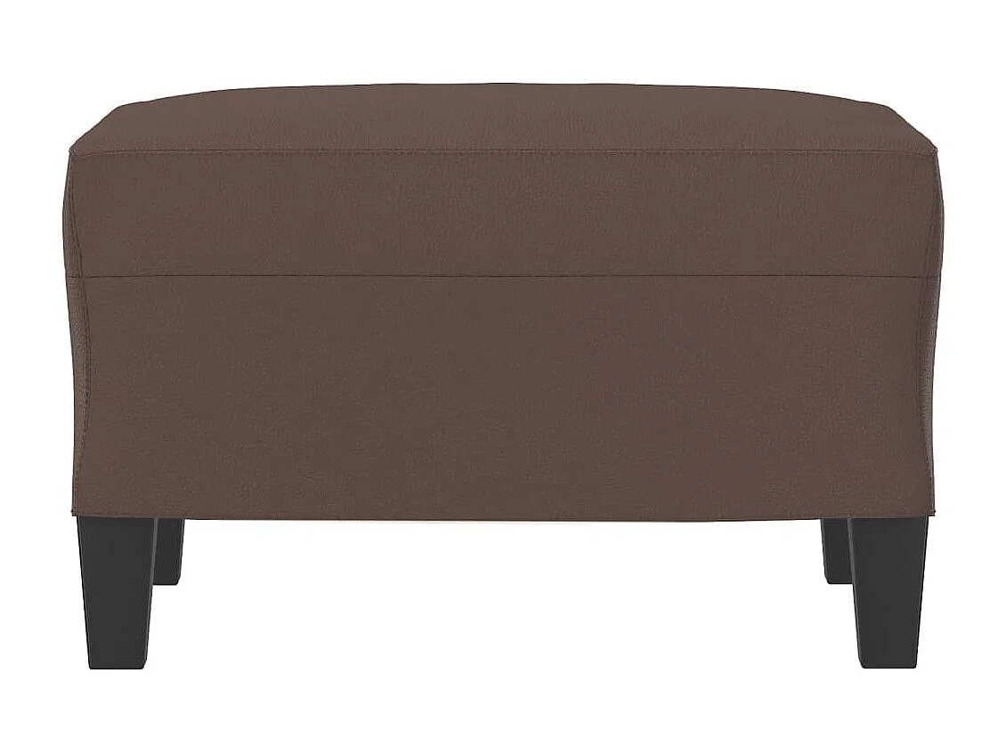 Repose-pied Marron 60x50x41 cm Similicuir