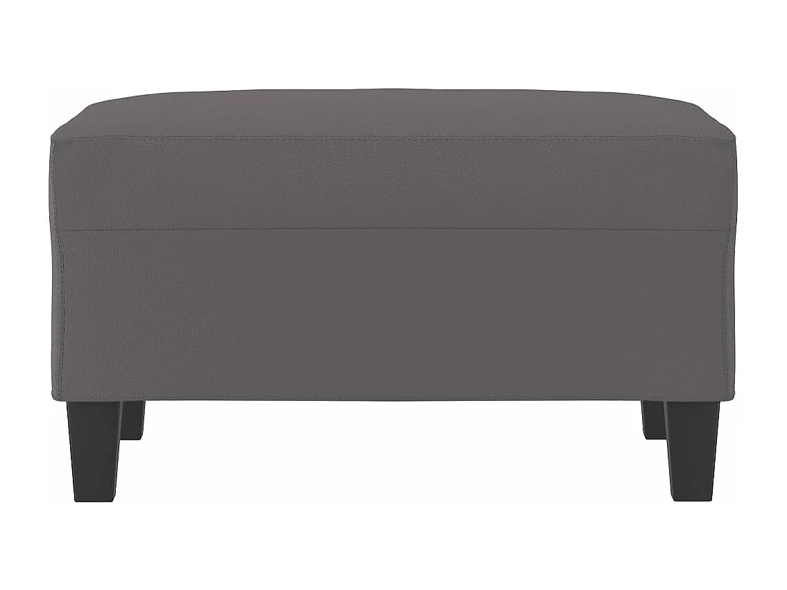 Repose-pied Gris 70x55x41 cm Similicuir