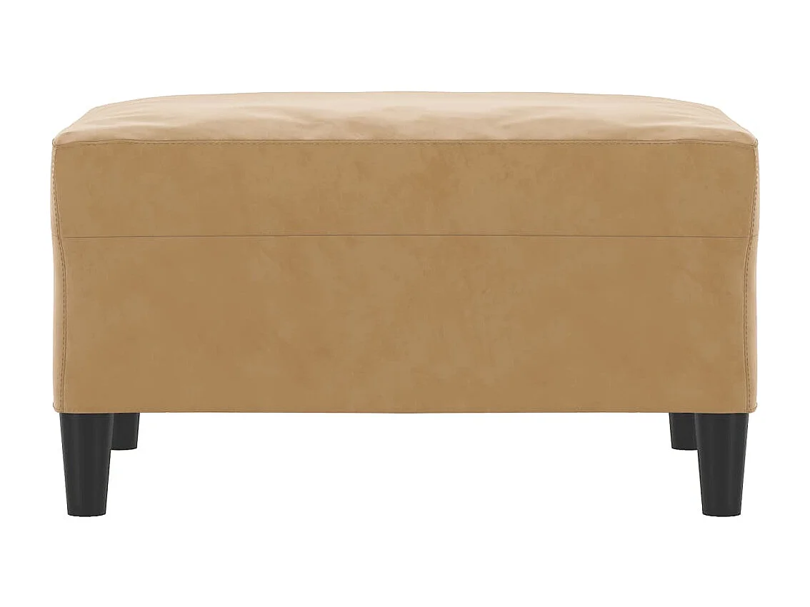 Repose-pied Marron 70x55x41 cm Velours