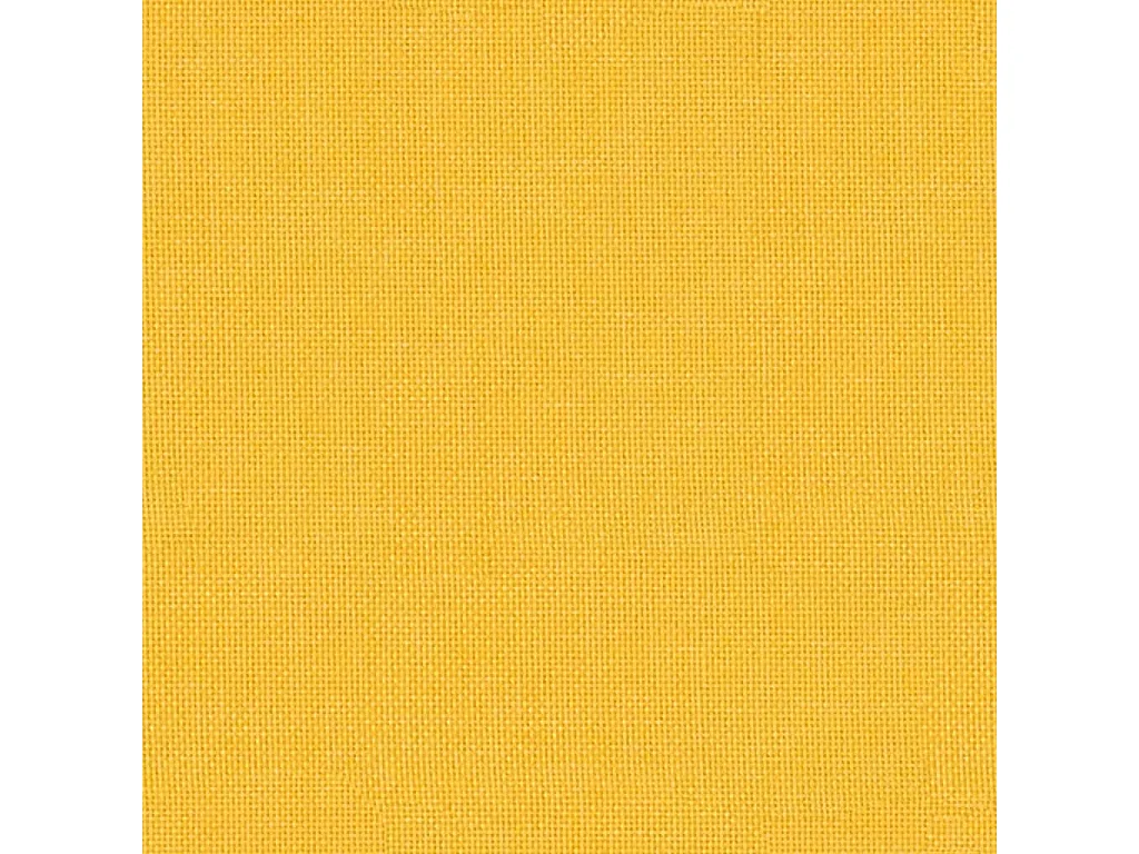 Repose-pied Jaune moutarde 60x60x36 cm Tissu et similicuir