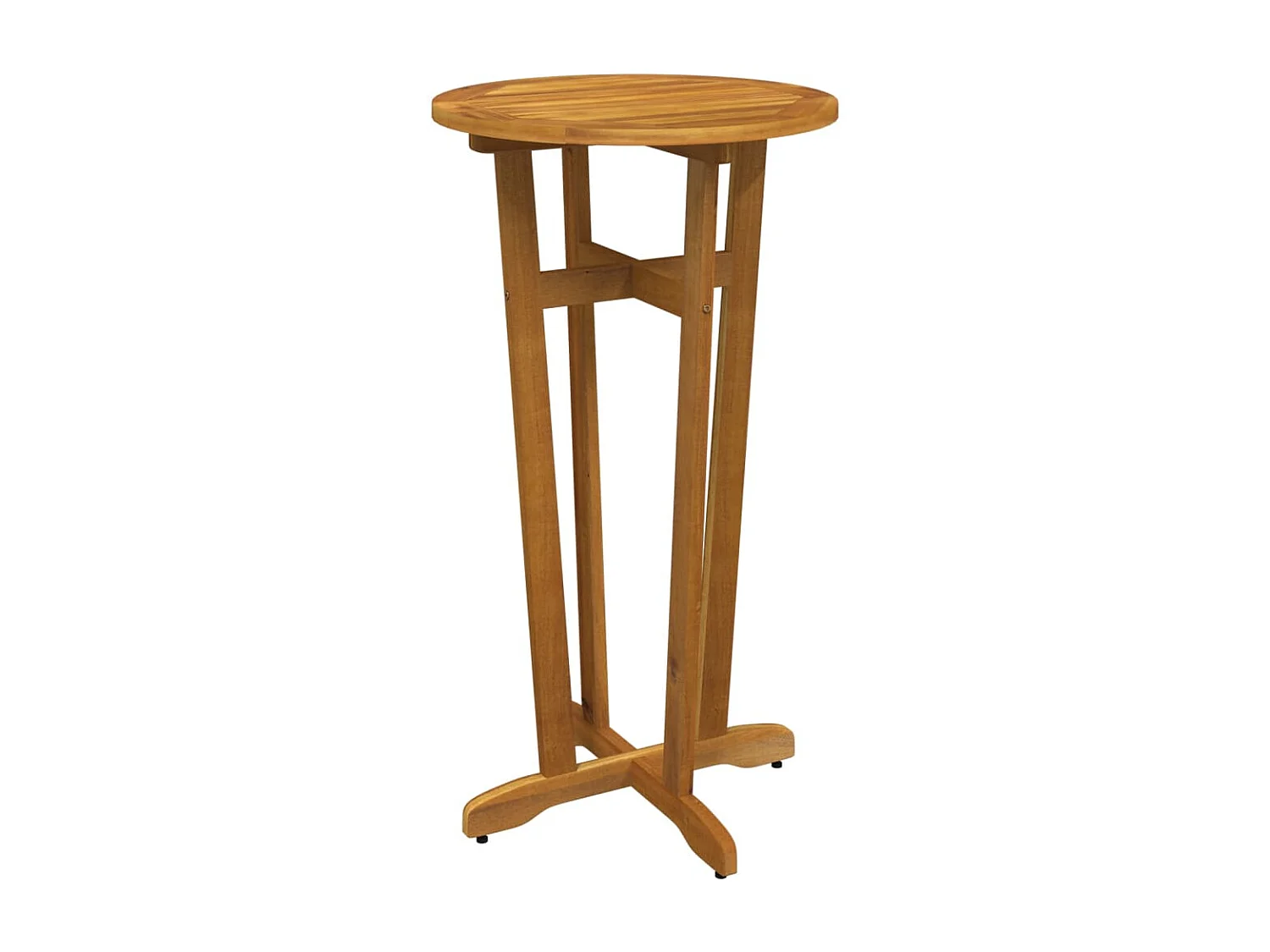 Table de bar de jardin Ø60x105 cm Bois d'acacia solide