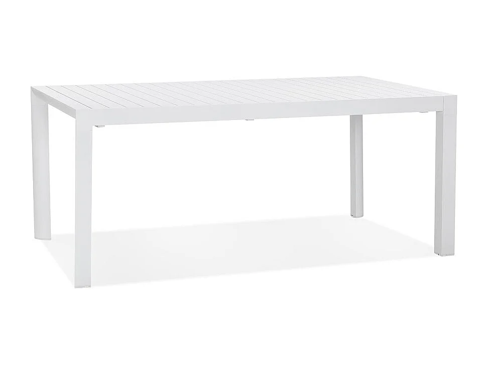 Gartentisch - SAMUI - Weiß - 180-240x100x75 cm