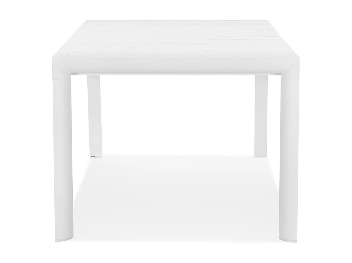 Gartentisch - SAMUI - Weiß - 180-240x100x75 cm