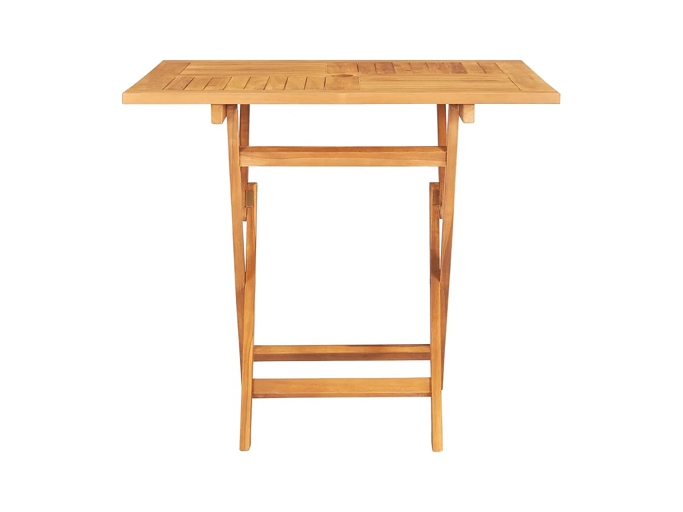 Table pliable de jardin 85x85x76 cm Bois de teck solide