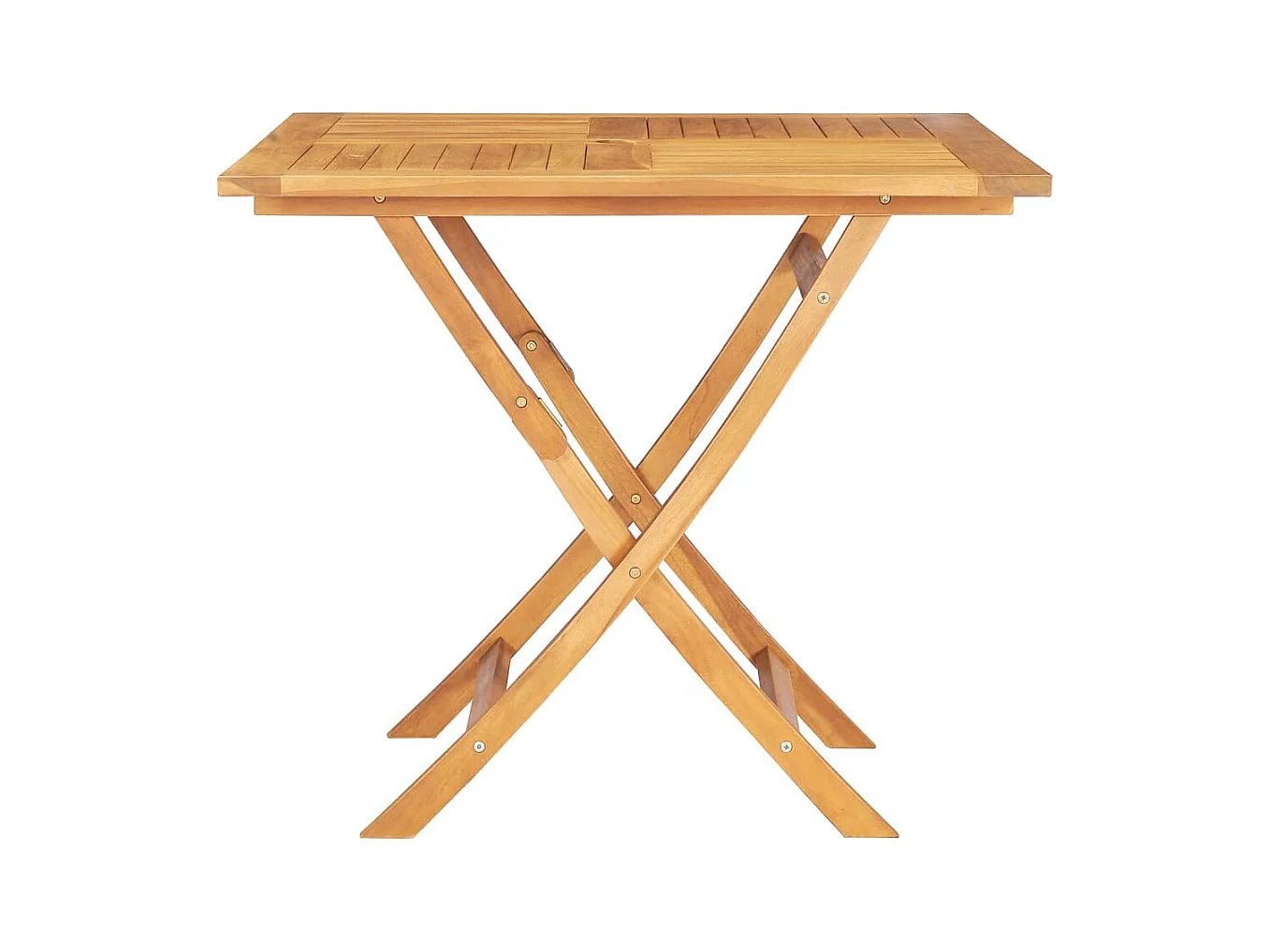 Table pliable de jardin 85x85x76 cm Bois de teck solide