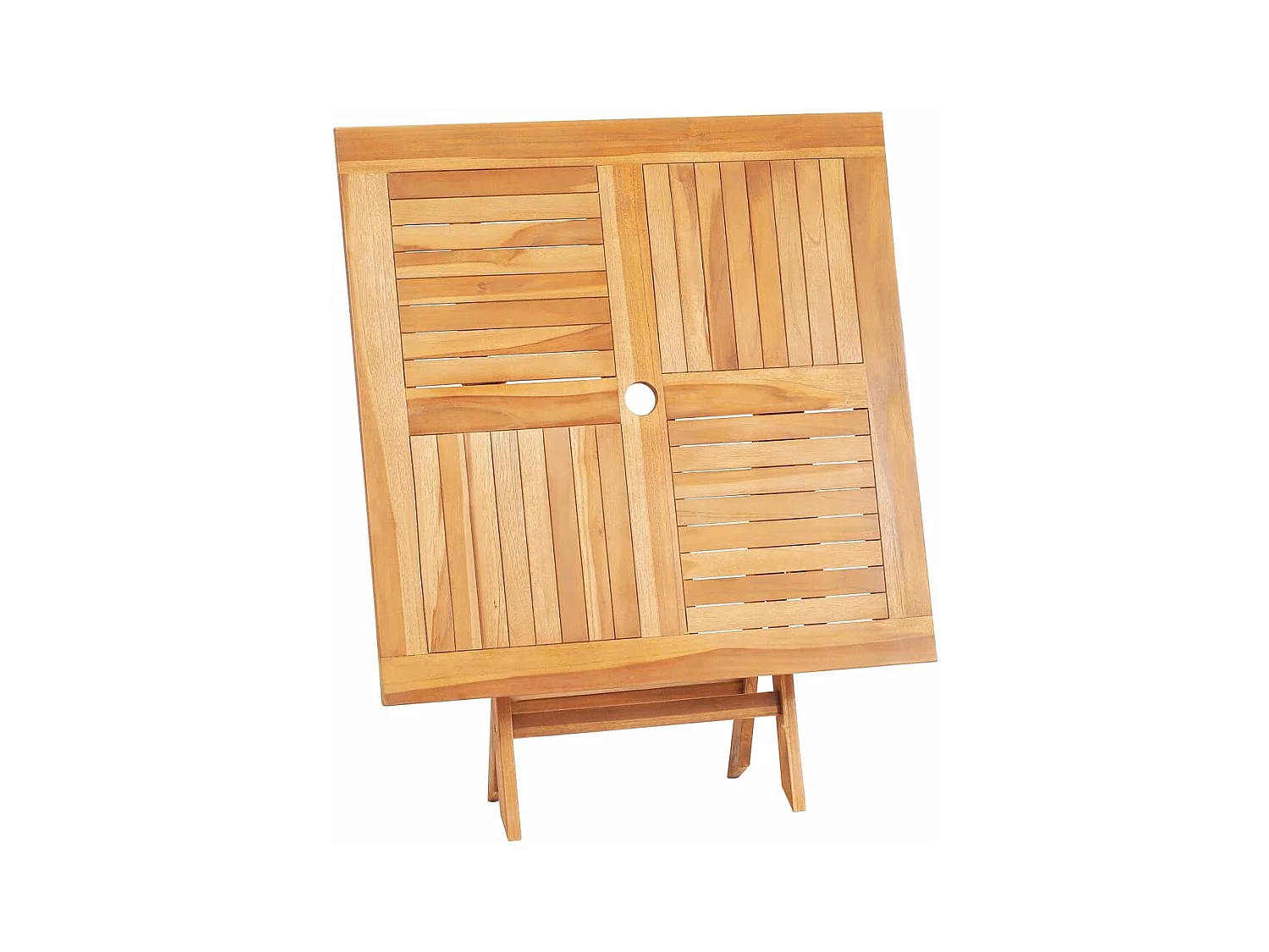 Table pliable de jardin 85x85x76 cm Bois de teck solide