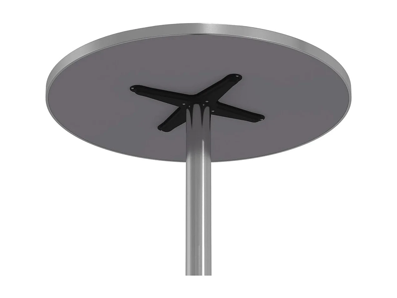 Table de bar d’extérieur réglable en hauteur aluminium