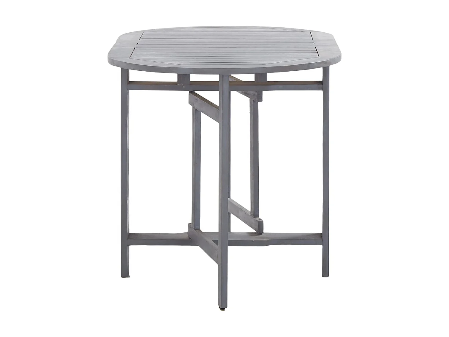 Table de jardin Gris 120x70x74 cm Bois d'acacia massif
