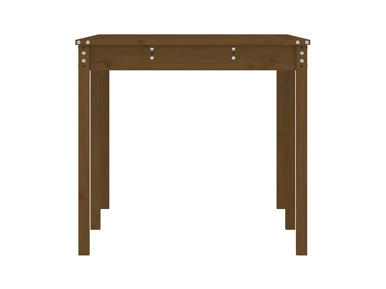 Mesa de jardim 159,5x82,5x76 cm pinho maciço castanho-mel