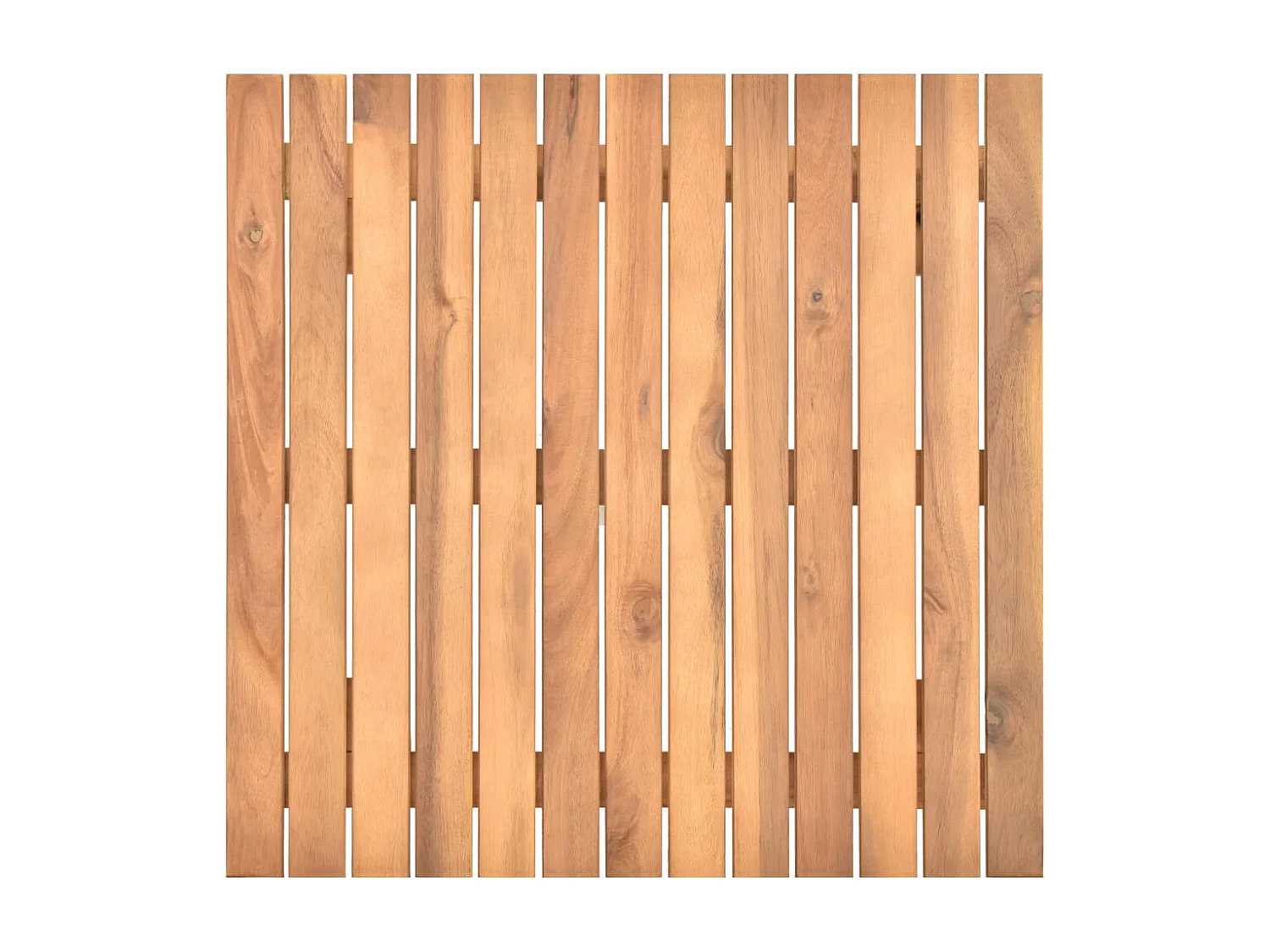 Mesa de centro p/ jardim 60x60x36 cm madeira de acácia maciça