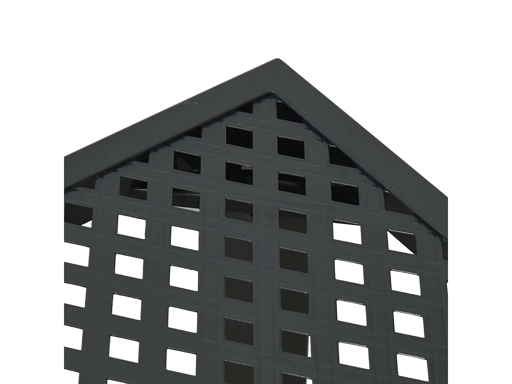 Mesa de jardim 200x100x72 cm aço antracite