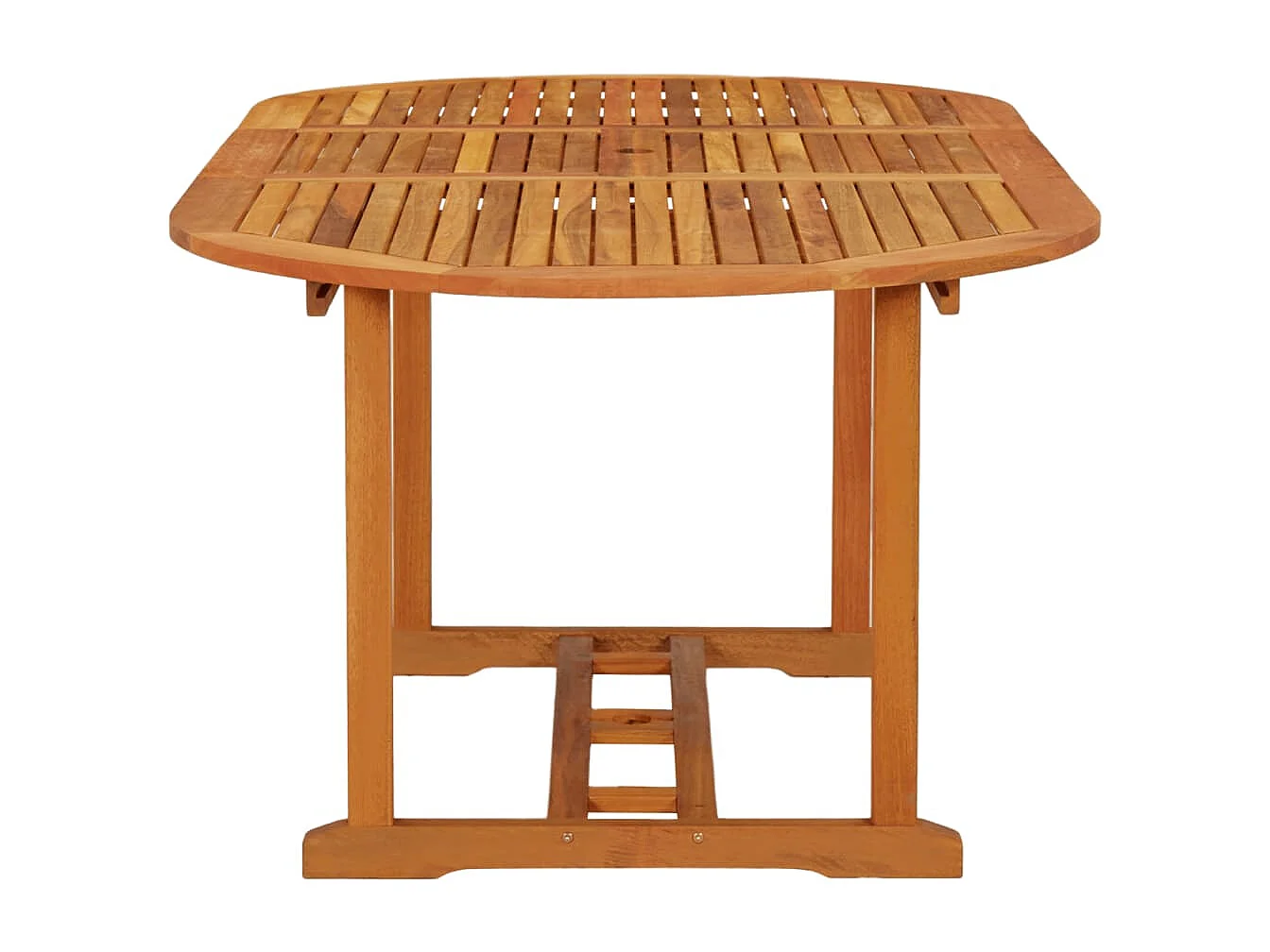 Table de jardin 200x100x75 cm Bois d'eucalyptus solide