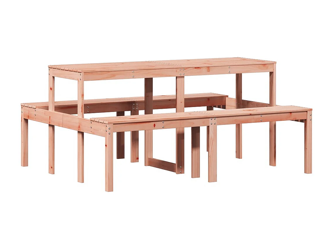 Mesa de piquenique 160x134x75 cm madeira de douglas maciça